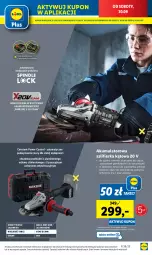 Gazetka promocyjna Lidl - GAZETKA - Gazetka - ważna od 30.09 do 30.09.2023 - strona 13 - produkty: Parkside, Ser, Walizka, Szlifierka kątowa, Szczotka, Szlifierka, Pokrywa, Control, Akumulator