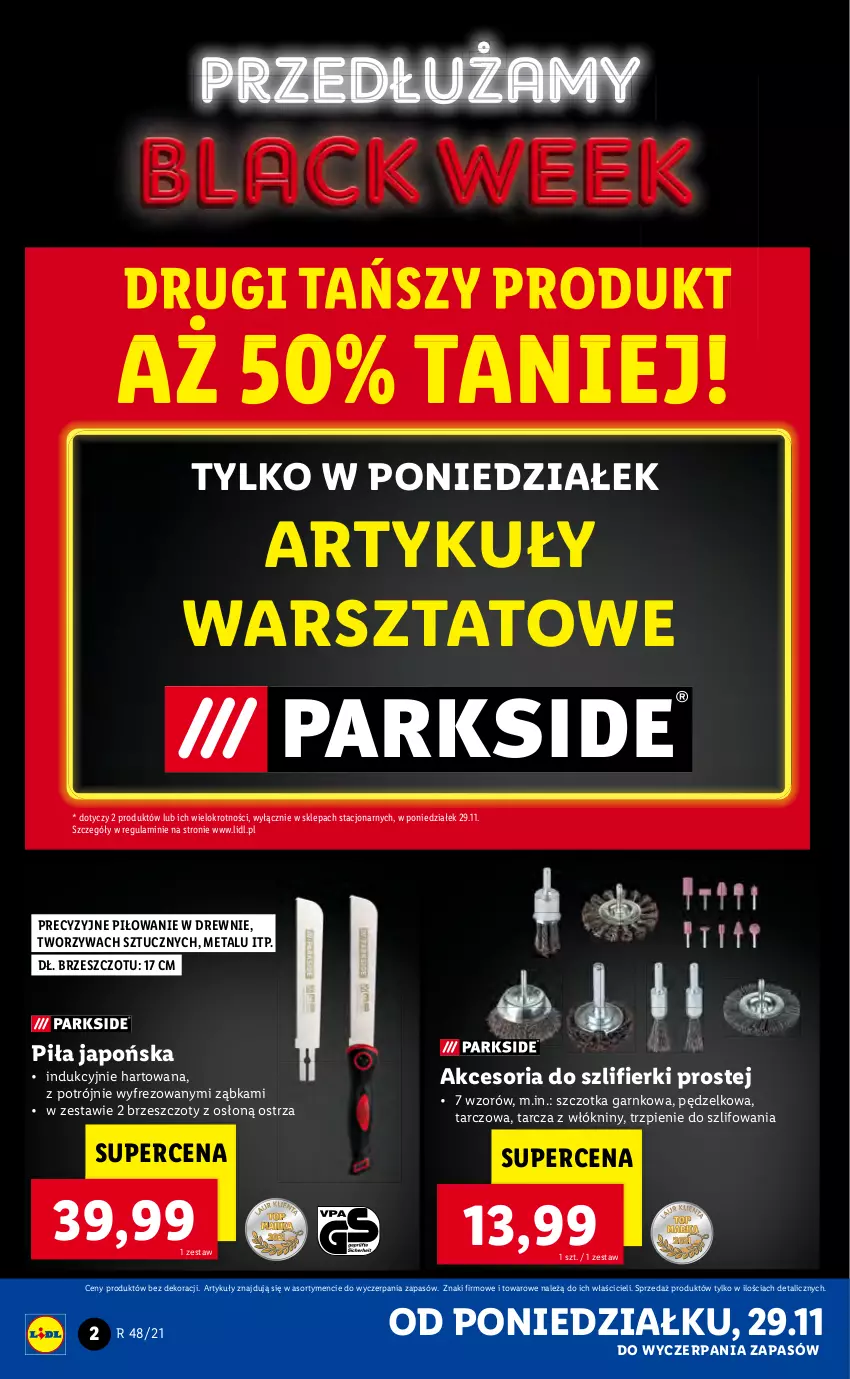 Gazetka promocyjna Lidl - GAZETKA - ważna 29.11 do 05.12.2021 - strona 2 - produkty: Szczotka
