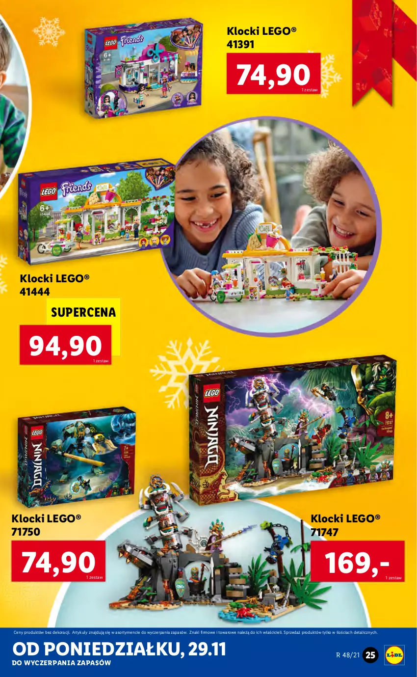 Gazetka promocyjna Lidl - GAZETKA - ważna 29.11 do 05.12.2021 - strona 25 - produkty: Klocki, LEGO