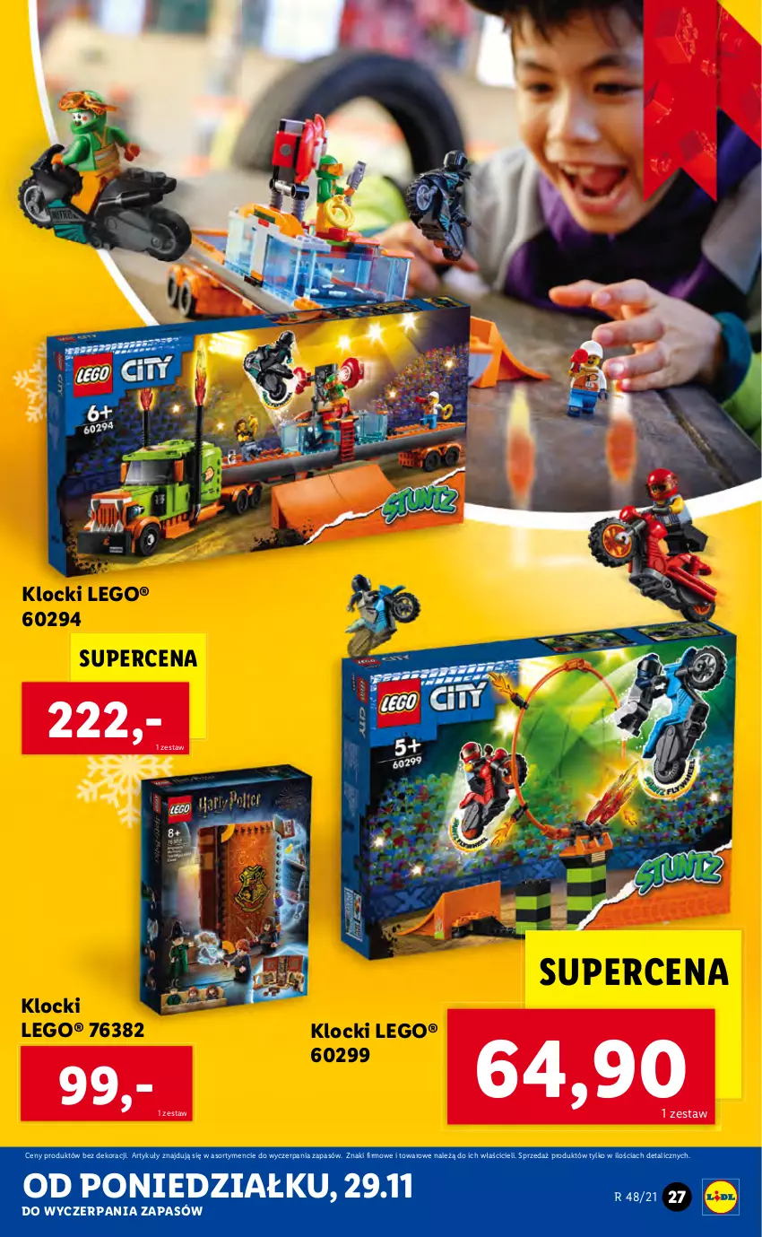 Gazetka promocyjna Lidl - GAZETKA - ważna 29.11 do 05.12.2021 - strona 27 - produkty: Klocki, LEGO