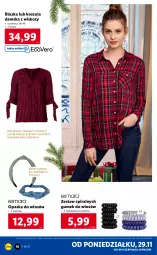 Gazetka promocyjna Lidl - GAZETKA - Gazetka - ważna od 05.12 do 05.12.2021 - strona 16 - produkty: Opaska do włosów, Opaska, Kosz, Koszula