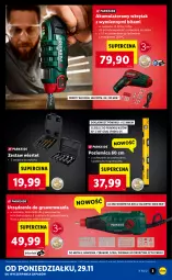 Gazetka promocyjna Lidl - GAZETKA - Gazetka - ważna od 05.12 do 05.12.2021 - strona 3 - produkty: Gra, Bell, Wkręt, Torba, Zestaw wierteł, Poziomica, Akumulator