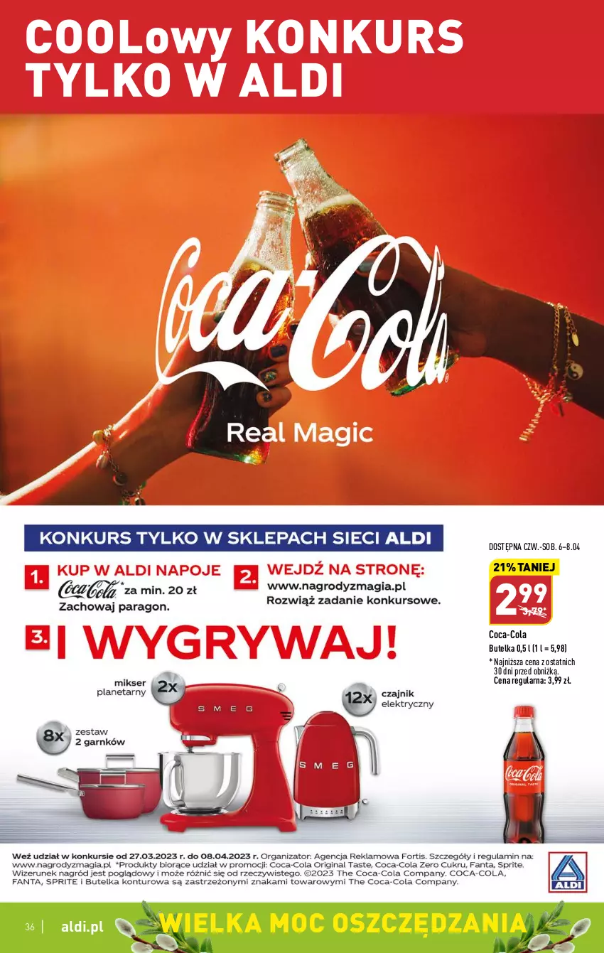 Gazetka promocyjna Aldi - Pełen katalog - ważna 03.04 do 08.04.2023 - strona 22 - produkty: Coca-Cola