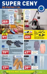 Gazetka promocyjna Aldi - Pełen katalog - Gazetka - ważna od 08.04 do 08.04.2023 - strona 35 - produkty: Teleskop, Odkurzacz, Top, Blezer damski, Rura, Buty, Szczotka, Oczyszczacz powietrza, Zapalarka, Wełna, Atomic, Spodnie, Wkładki, Fa