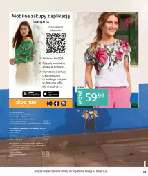 Gazetka promocyjna Bonprix - Kwiatowa fiesta - Gazetka - ważna od 11.10 do 11.10.2022 - strona 2 - produkty: Por, Gra, Granat, Kawa, Tera, Laur, Wełna, Spodnie, Mobil, Fa