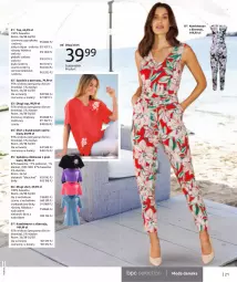 Gazetka promocyjna Bonprix - Kwiatowa fiesta - Gazetka - ważna od 11.10 do 11.10.2022 - strona 23 - produkty: Spódnica, Długi shirt, Top, Hibiskus, Tulipan, Wełna, Kombinezon, Spodnie
