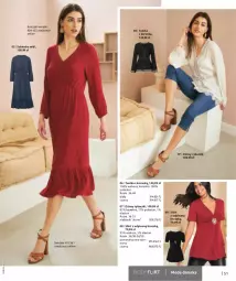 Gazetka promocyjna Bonprix - Kwiatowa fiesta - Gazetka - ważna od 11.10 do 11.10.2022 - strona 53 - produkty: Ryba, Sandał, Dżinsy, Wełna, Wkręt, Kolczyki, Sukienka, Tunika