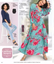 Gazetka promocyjna Bonprix - Kwiatowa fiesta - Gazetka - ważna od 11.10 do 11.10.2022 - strona 64 - produkty: Dżinsy, Wełna, Sukienka, Tunika