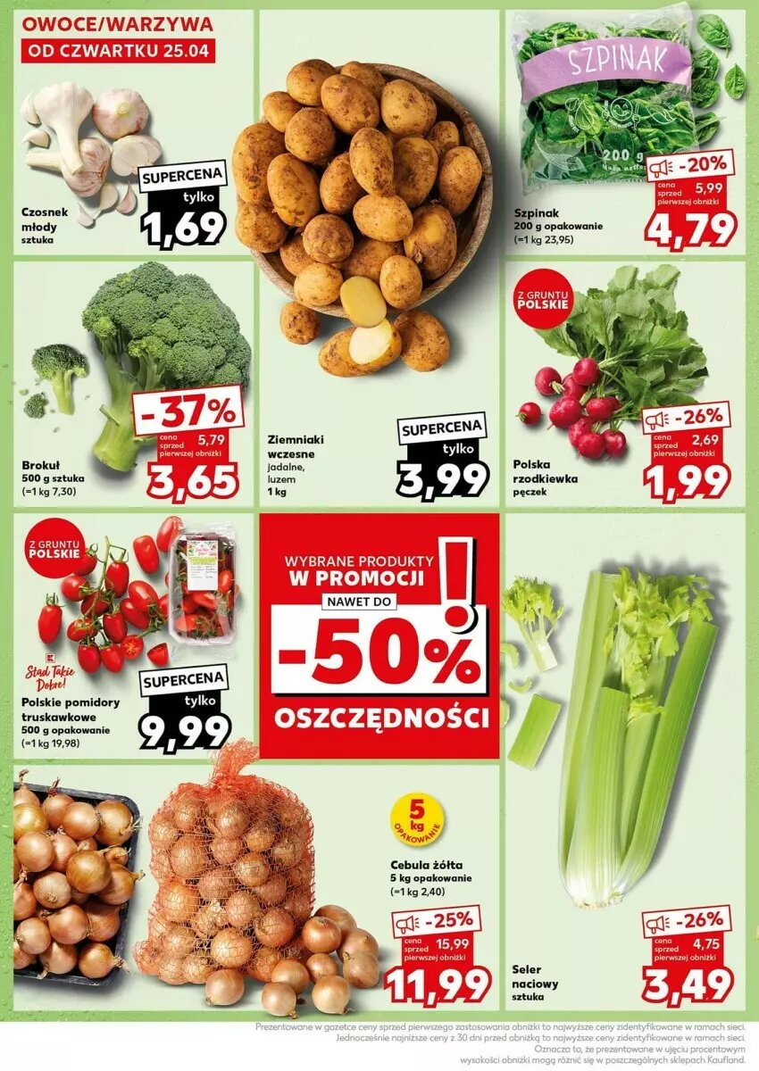 Gazetka promocyjna Kaufland - ważna 29.04 do 30.04.2024 - strona 10 - produkty: Cebula, Owoce, Pomidory, Warzywa