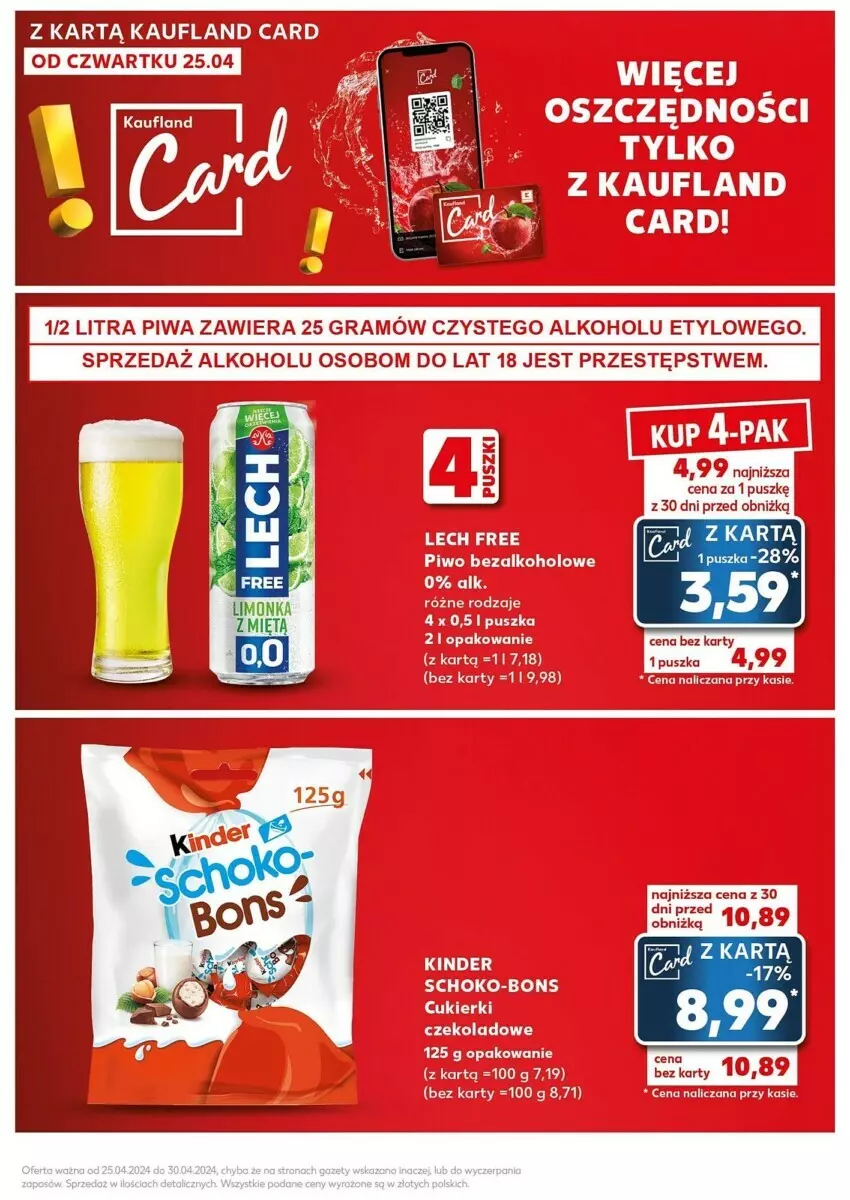 Gazetka promocyjna Kaufland - ważna 29.04 do 30.04.2024 - strona 5 - produkty: Cukier, Cukierki, Gra, Piwa