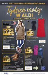 Gazetka promocyjna Aldi - Moda i Dom - Gazetka - ważna od 30.10 do 30.10.2021 - strona 2 - produkty: Por, Sztyblety, Kurtka, LANA, Płaszcz, Obuwie, Dzieci, Sukienka, Kurtka dziecięca, Fa