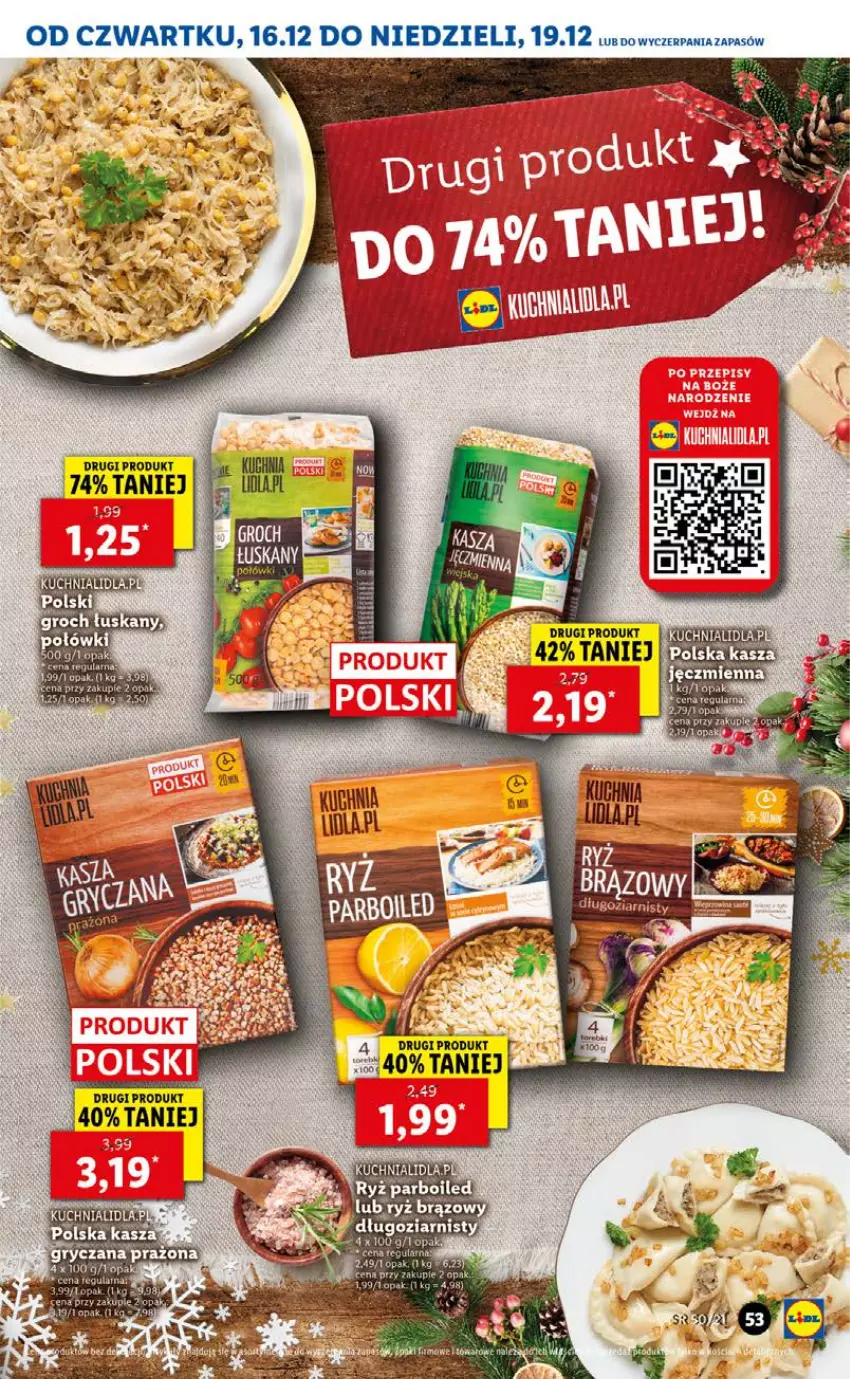 Gazetka promocyjna Lidl - GAZETKA OD 16.12 DO 19.12 - ważna 16.12 do 19.12.2021 - strona 53 - produkty: Ryż