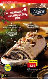 Gazetka promocyjna Lidl - GAZETKA OD 16.12 DO 19.12 - Gazetka - ważna od 19.12 do 19.12.2021 - strona 16 - produkty: Makowiec, Zegar