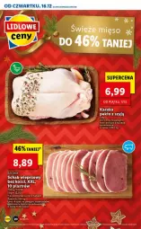 Gazetka promocyjna Lidl - GAZETKA OD 16.12 DO 19.12 - Gazetka - ważna od 19.12 do 19.12.2021 - strona 20 - produkty: Por, Kaczka, Schab wieprzowy, Olej