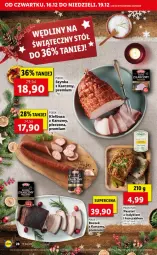Gazetka promocyjna Lidl - GAZETKA OD 16.12 DO 19.12 - Gazetka - ważna od 19.12 do 19.12.2021 - strona 28 - produkty: Piec, Kurczak, Pur, Pasztet, Szynka, PIKOK, Boczek, Kiełbasa