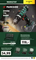 Gazetka promocyjna Lidl - GAZETKA - Gazetka - ważna od 04.11 do 04.11.2023 - strona 31 - produkty: Parkside, Top, Ser, Wiertarkowkrętarka, Tarka, Wkręt, Wkrętarka, Akumulator