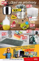 Gazetka promocyjna Topaz - Gazetka - Gazetka - ważna od 25.08 do 25.08.2021 - strona 19 - produkty: Top, Sok, Ser, Dywanik łazienkowy, Dywanik, Szczotka, Suszarka, Szufelka, Dywan