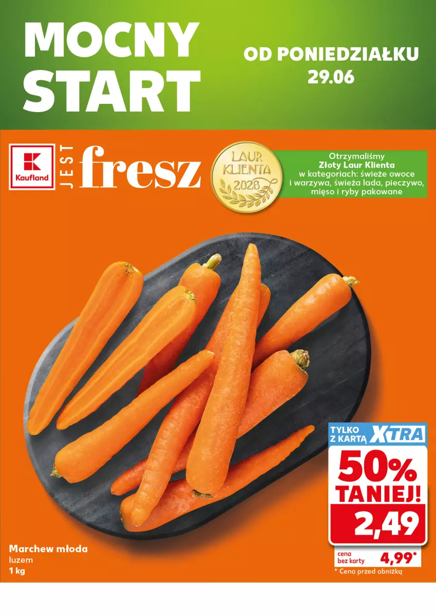 Gazetka promocyjna Kaufland - Mocny Start - ważna 29.06 do 01.07.2026 - strona 2 - produkty: Laur, Mięso, Owoce, Piec, Pieczywo, Warzywa