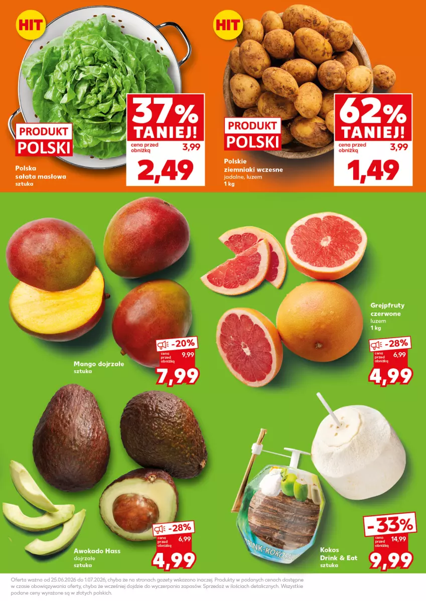 Gazetka promocyjna Kaufland - Mocny Start - ważna 29.06 do 01.07.2026 - strona 5 - produkty: Grejpfrut