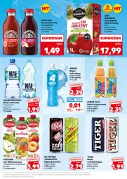 Gazetka promocyjna Kaufland - Mocny Start - Gazetka - ważna od 01.07 do 01.07.2026 - strona 27 - produkty: Dawtona, Nałęczowianka, Sok, Gin, Fortuna, Sok jabłkowy, Tiger, Schweppes, Napój izotoniczny, Napój gazowany, Sok pomidorowy, Woda mineralna, Kubuś, Napój niegazowany, Woda, Napój
