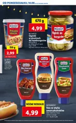 Gazetka promocyjna Lidl - TYDZIEŃ W AMERYKAŃSKIM STYLU - Gazetka - ważna od 18.06 do 18.06.2021 - strona 3 - produkty: Sos, Hamburger, Burger