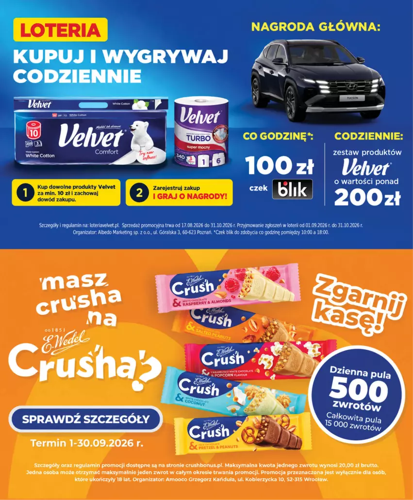 Gazetka promocyjna Topaz - Gazetka - ważna 17.09 do 23.09.2026 - strona 26 - produkty: Gra, Popcorn, Velvet