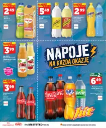 Gazetka promocyjna Topaz - Gazetka - Gazetka - ważna od 23.09 do 23.09.2026 - strona 36 - produkty: Top, Sok, Gin, Gra, Grappa, Coca-Cola, Schweppes, Napój gazowany, Fanta, Sprite, Napój, Hortex, Fa