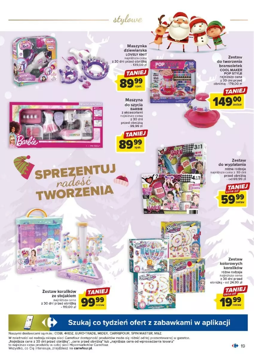 Gazetka promocyjna Carrefour - ważna 07.11 do 02.12.2023 - strona 11 - produkty: Barbie, Lovely, Maszynka, Stojak, Szyna, Szynka, Zabawka