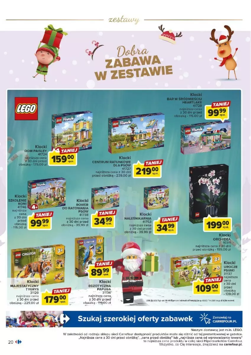 Gazetka promocyjna Carrefour - ważna 07.11 do 02.12.2023 - strona 13 - produkty: Gry, Klocki, LEGO