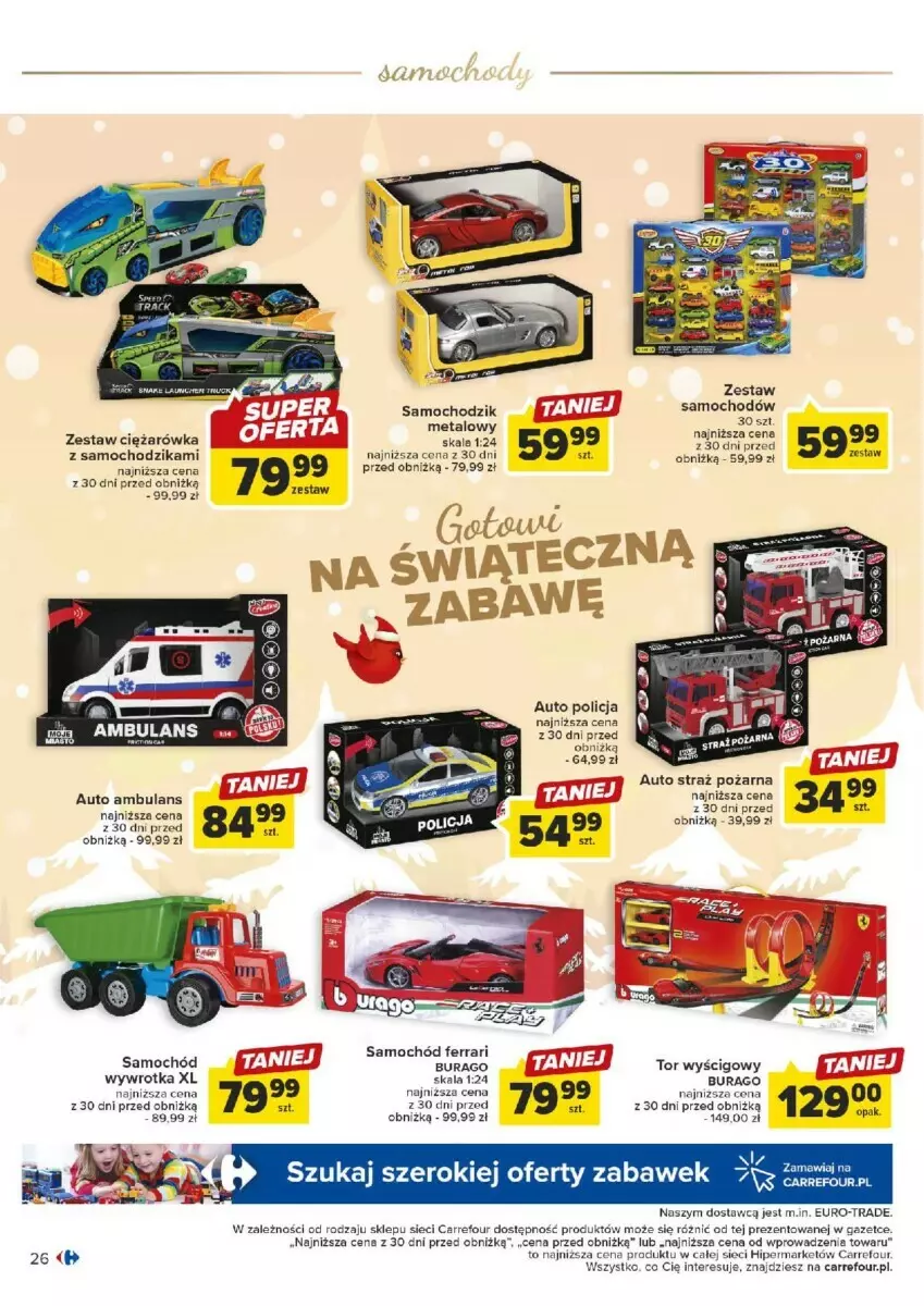 Gazetka promocyjna Carrefour - ważna 07.11 do 02.12.2023 - strona 19 - produkty: Chodzik, Piec, Straż pożarna, Tor wyścigowy, Wywrotka