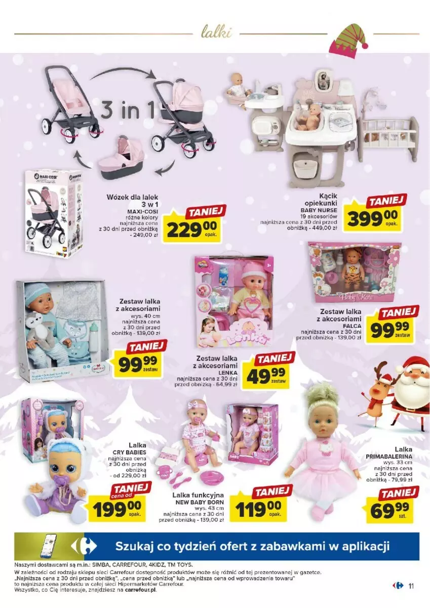 Gazetka promocyjna Carrefour - ważna 07.11 do 02.12.2023 - strona 3 - produkty: Baby Born, Fa, Lalka, Prima, Wózek