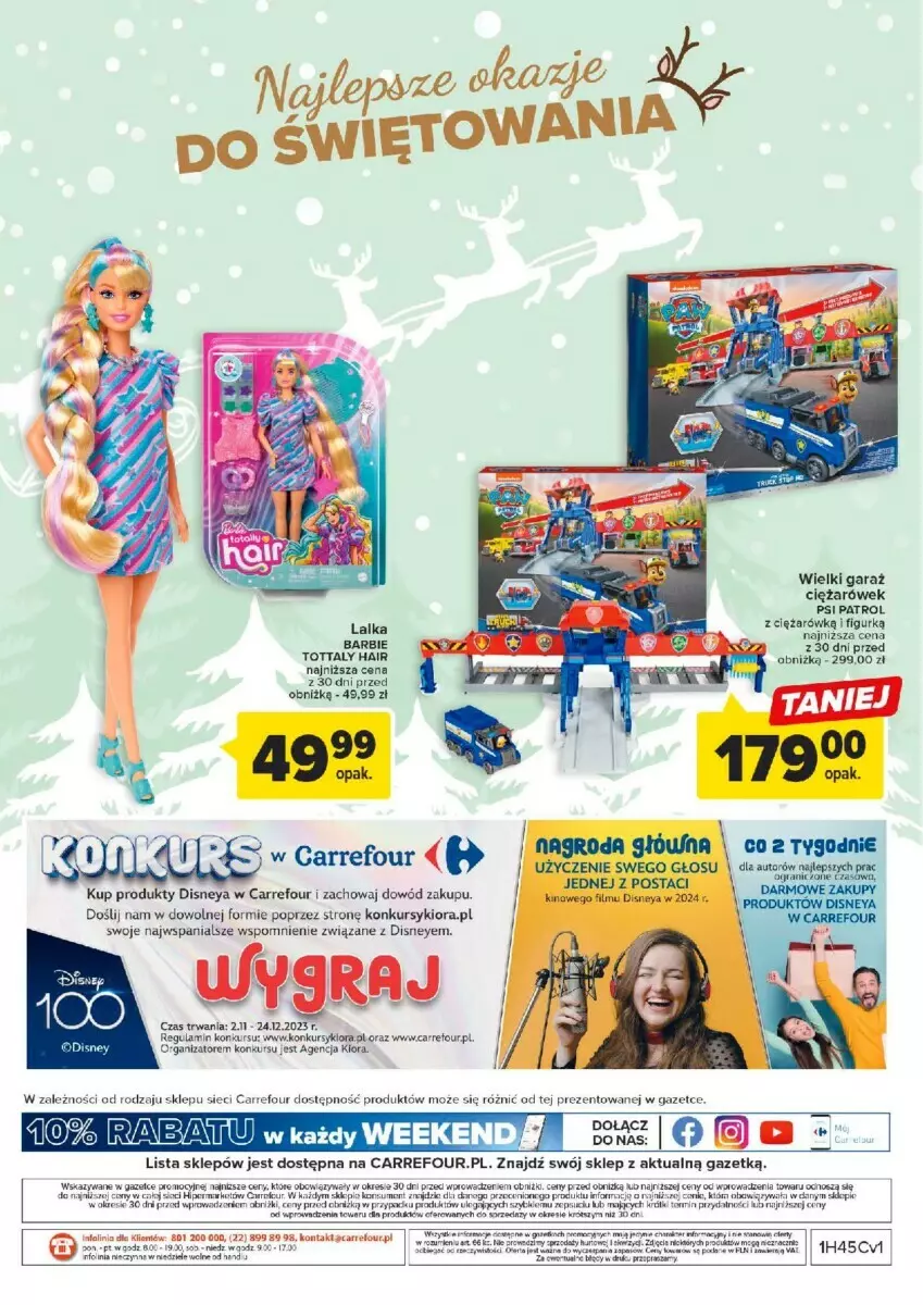 Gazetka promocyjna Carrefour - ważna 07.11 do 02.12.2023 - strona 35 - produkty: Barbie, Disney, Fa, Garaż, Gra, Kawa, Lalka, Psi Patrol, Tera