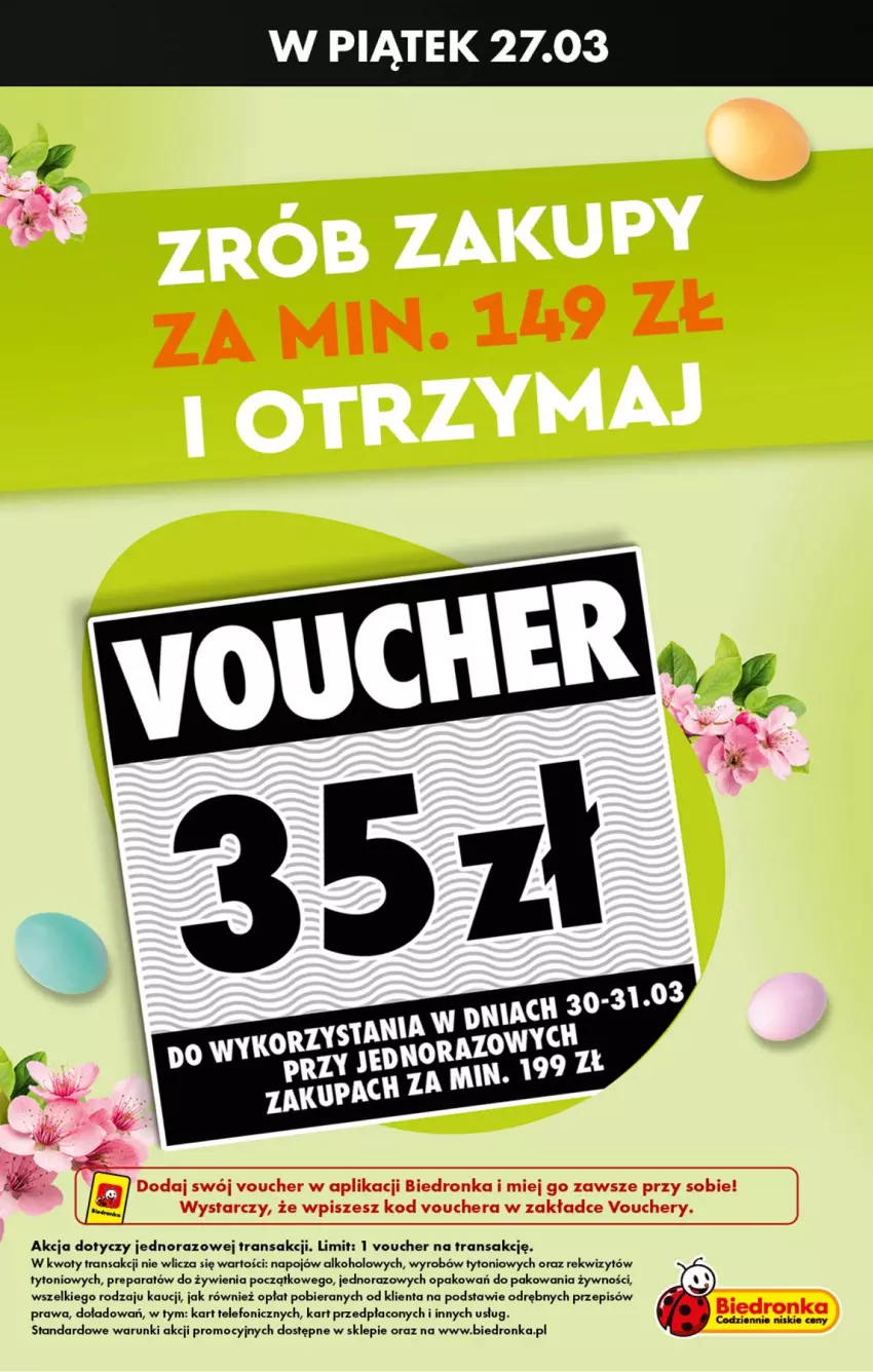 Gazetka promocyjna Biedronka - Tani Weekend - ważna 27.03 do 28.03.2026 - strona 4 - produkty: Telefon, Tran