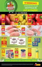 Gazetka promocyjna Biedronka - Tani Weekend - Gazetka - ważna od 28.03 do 28.03.2026 - strona 1 - produkty: Kurczak, Por, Filet z piersi kurczaka, Papryka czerwona, Papryka, Schab wieprzowy