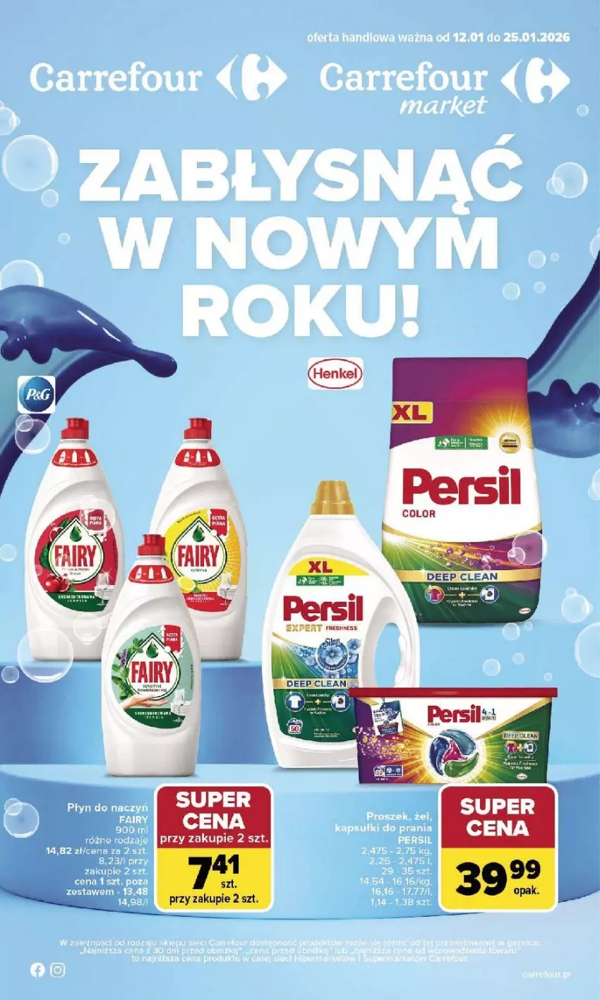 Gazetka promocyjna Carrefour - Gazetka Zabłysnąć w Nowym Roku! - ważna 12.01 do 25.01.2026 - strona 1