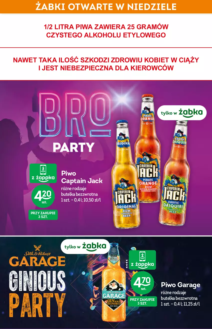 Gazetka promocyjna Żabka - ważna 19.01 do 26.01.2022 - strona 15 - produkty: Captain Jack, Gra, Piec, Piwa, Piwo