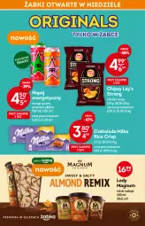 Gazetka promocyjna Żabka - Gazetka - ważna od 26.01 do 26.01.2022 - strona 14 - produkty: Gin, Napój energetyczny, Chipsy, Lody, Czekolada, Lay’s, Mango, Napój, Milka