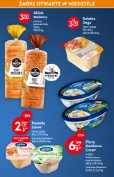 Gazetka promocyjna Żabka - Gazetka - ważna od 26.01 do 26.01.2022 - strona 43 - produkty: Sałatka, Sos, Mus, Pastella, Dega, Sałat, Chleb, Lisner
