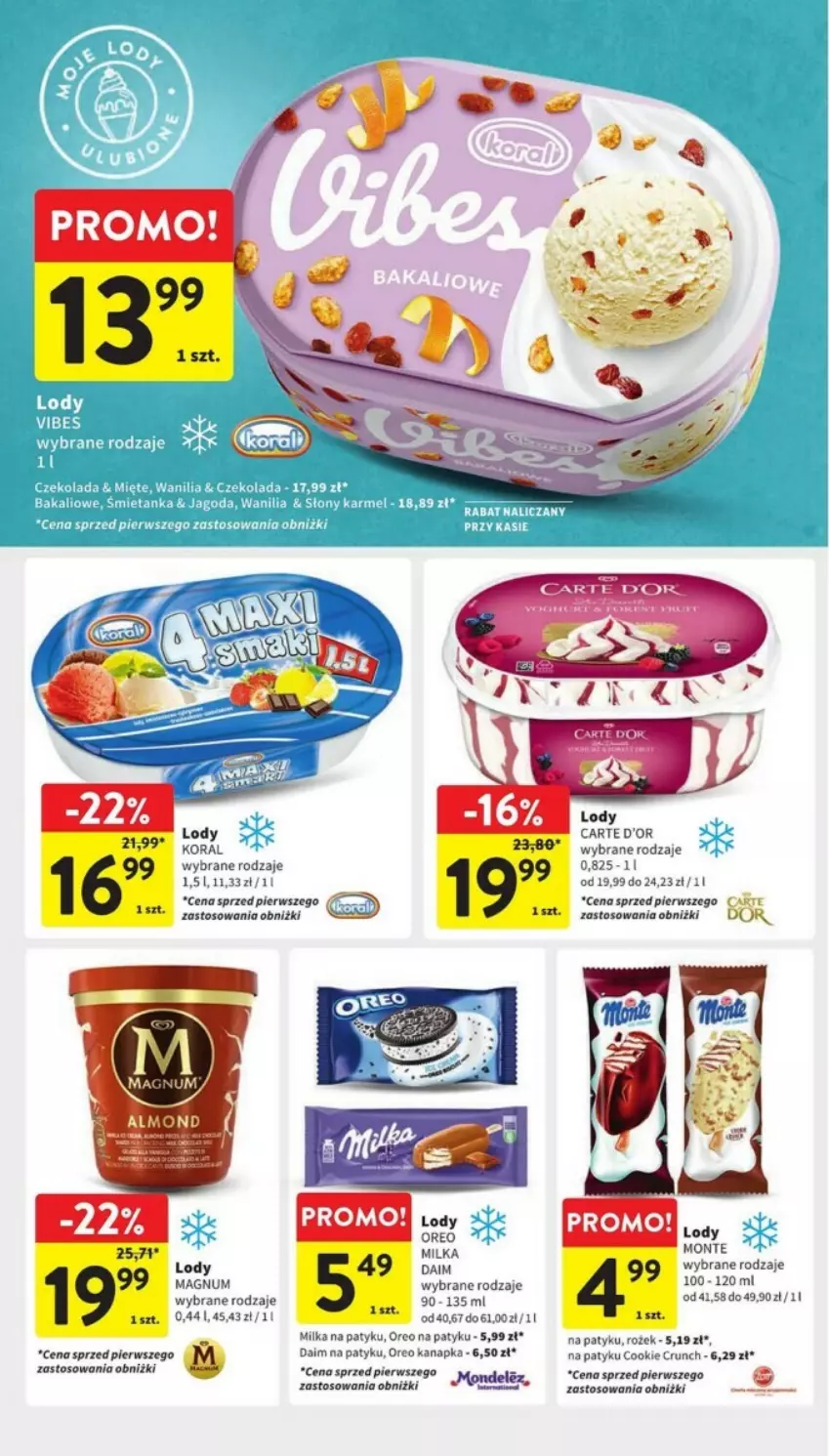 Gazetka promocyjna Intermarche - ważna 18.04 do 24.04.2024 - strona 17 - produkty: Milka, Oreo