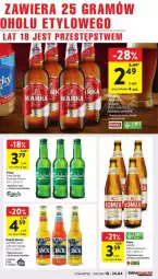 Gazetka promocyjna Intermarche - Gazetka - ważna od 24.04 do 24.04.2024 - strona 25 - produkty: Piwo, Por, Carlsberg, Napój, Captain Jack