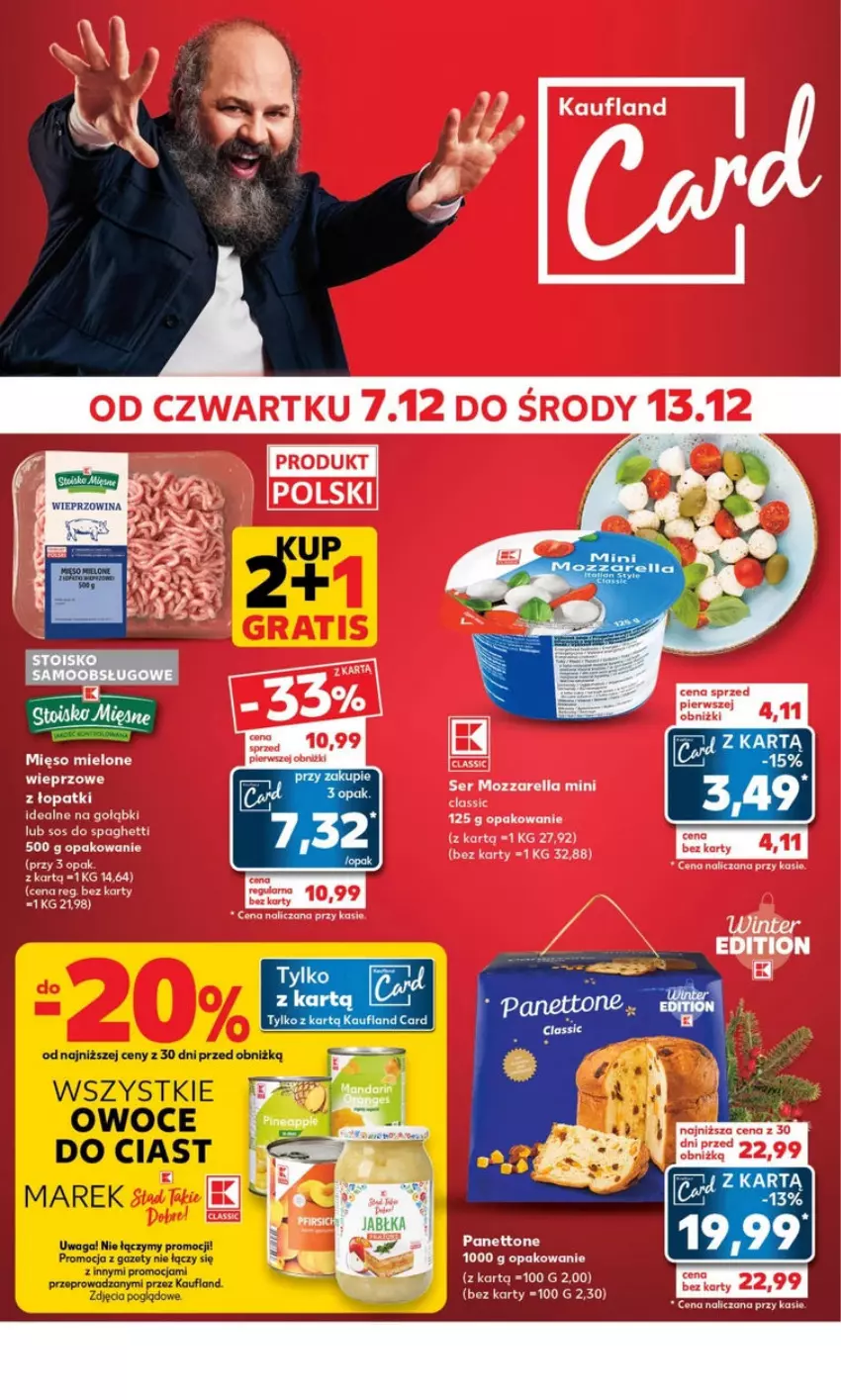 Gazetka promocyjna Kaufland - ważna 11.12 do 13.12.2023 - strona 13 - produkty: Mozzarella, Owoce, Rama, Waga