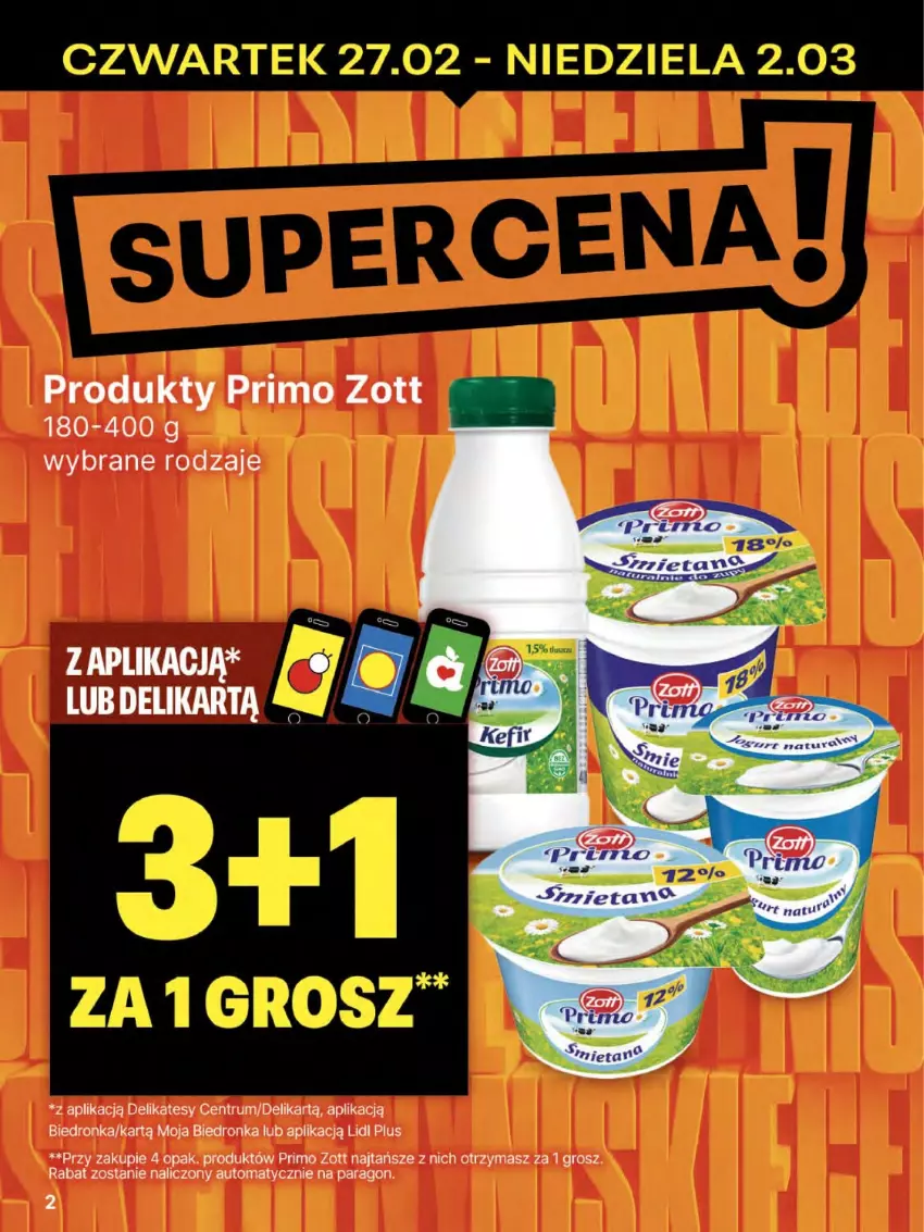 Gazetka promocyjna Delikatesy Centrum - NOWA GAZETKA Delikatesy Centrum od 27 lutego! 27.02-5.03.2025 - ważna 27.02 do 05.03.2025 - strona 2 - produkty: Prima, Rum, Zott