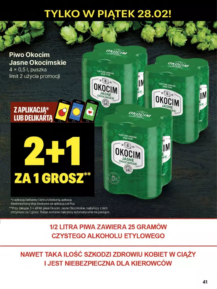 Gazetka promocyjna Delikatesy Centrum - NOWA GAZETKA Delikatesy Centrum od 27 lutego! 27.02-5.03.2025 - ważna 27.02 do 05.03.2025 - strona 41 - produkty: Gra, Koc, Okocim, Piec, Piwa, Piwo, Rum