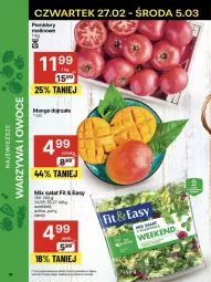 Gazetka promocyjna Delikatesy Centrum - NOWA GAZETKA Delikatesy Centrum od 27 lutego! 27.02-5.03.2025 - Gazetka - ważna od 05.03 do 05.03.2025 - strona 16 - produkty: Warzywa, Warzywa i owoce, Sałat, Owoce, Mango, Pomidory, Fa