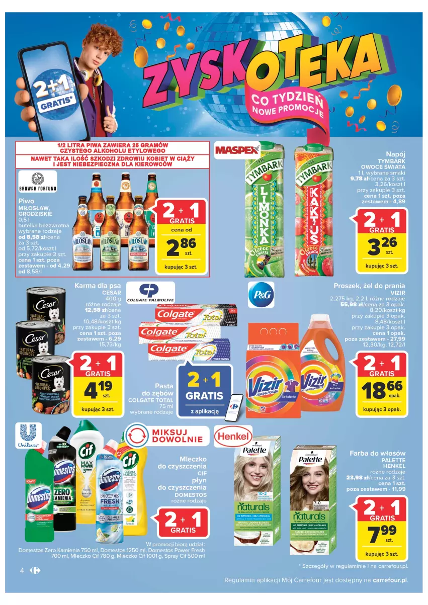 Gazetka promocyjna Carrefour - Gazetka Carrefour Zyskoteka - ważna 04.10 do 08.10.2022 - strona 4 - produkty: Colgate, LG, Mleczko, Palmolive
