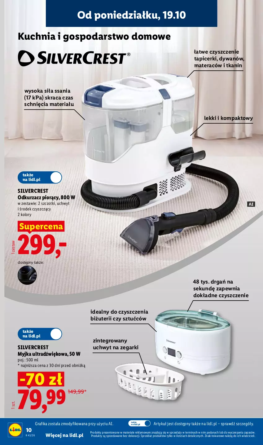 Gazetka promocyjna Lidl - Katalog - ważna 19.10 do 24.10.2026 - strona 10 - produkty: Dywan, Gra, Grafika, Kuchnia, Materac, Odkurzacz, Silvercrest, Sok, Tera, Zegar
