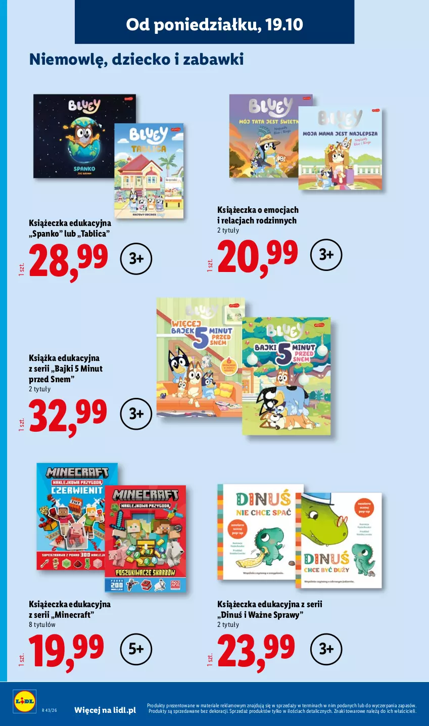 Gazetka promocyjna Lidl - Katalog - ważna 19.10 do 24.10.2026 - strona 28 - produkty: Książka, Minecraft, Ser