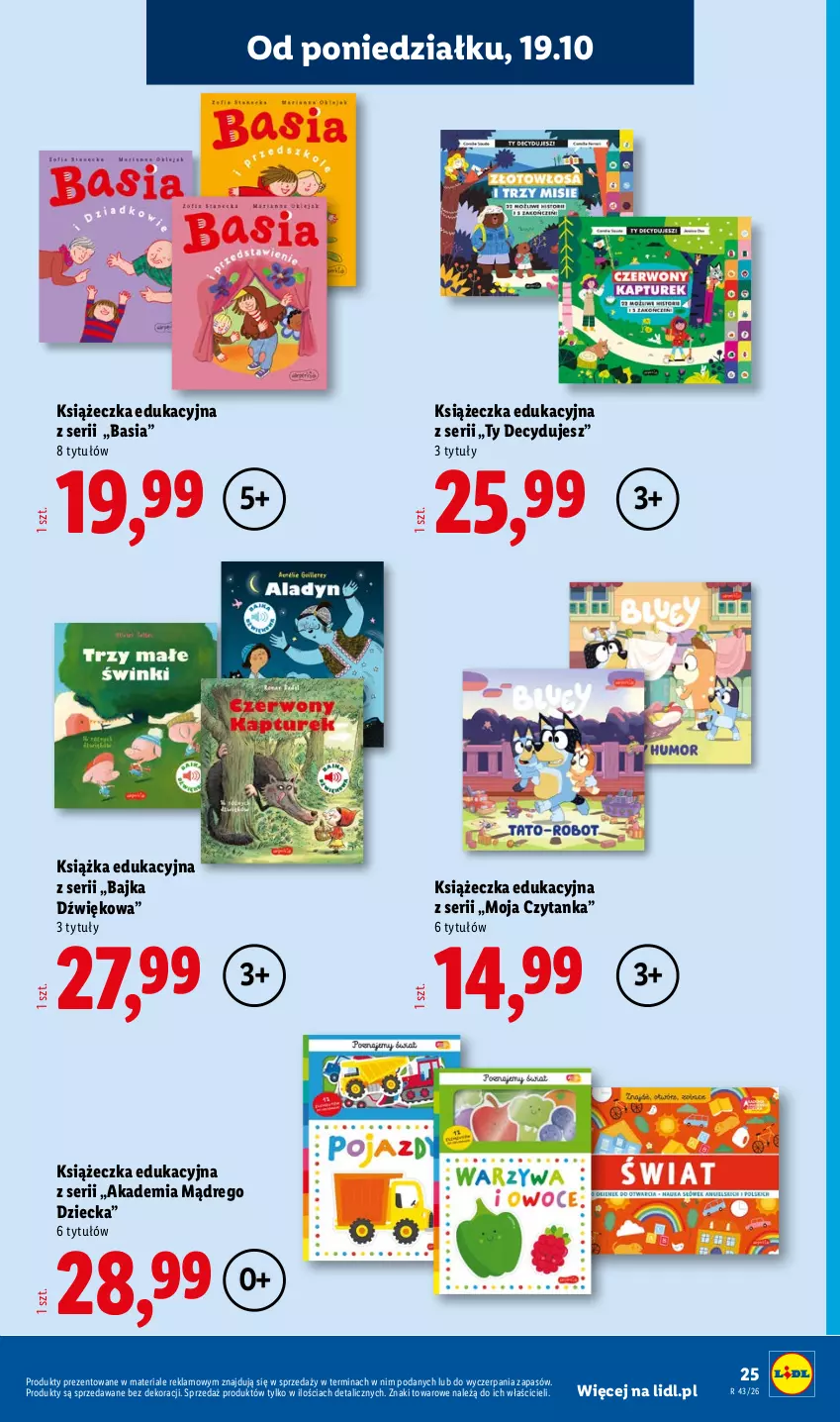 Gazetka promocyjna Lidl - Katalog - ważna 19.10 do 24.10.2026 - strona 29 - produkty: Basia, Książka, Ser