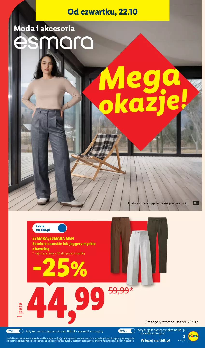 Gazetka promocyjna Lidl - Katalog - ważna 19.10 do 24.10.2026 - strona 3 - produkty: Gra, Grafika, Moda, Spodnie