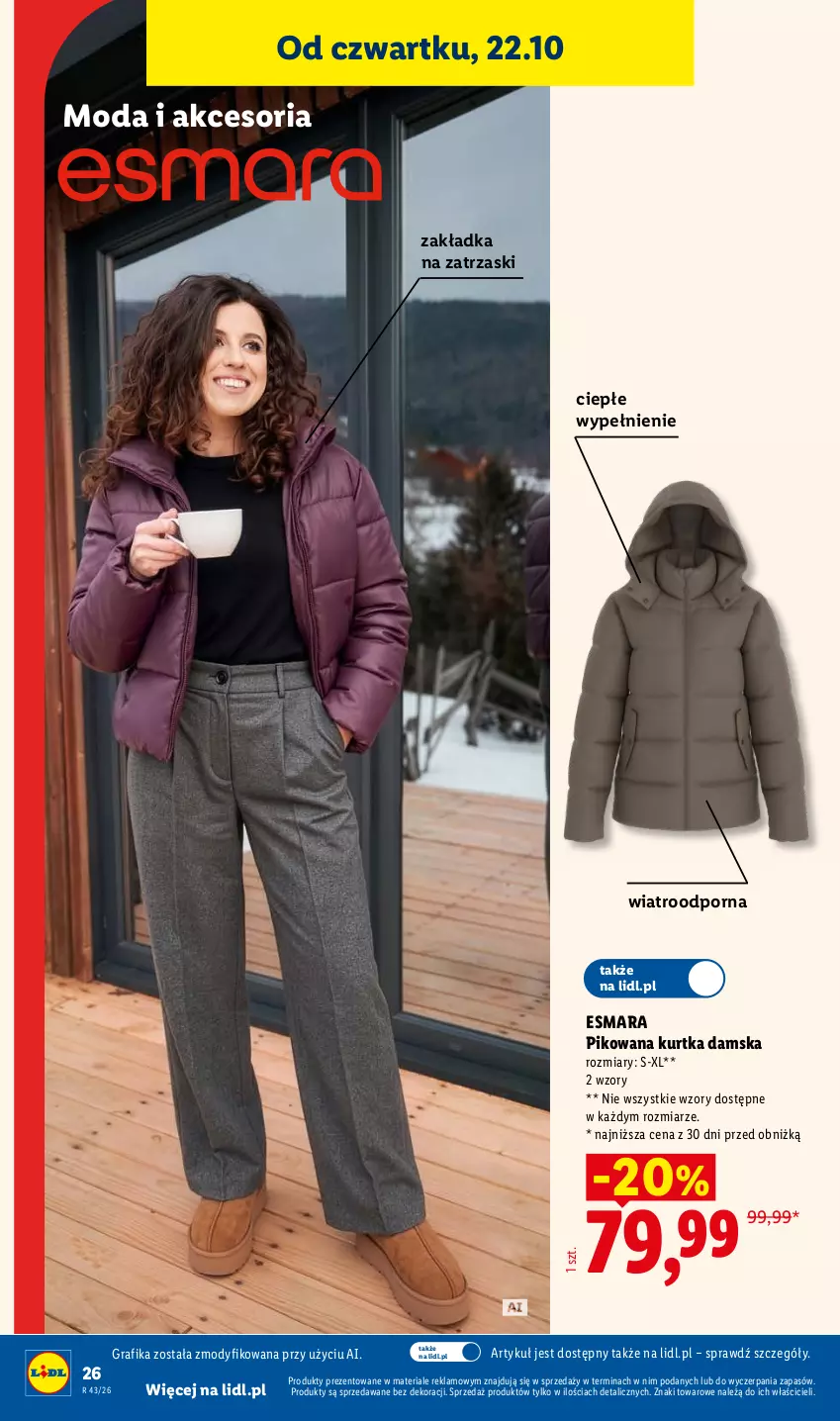 Gazetka promocyjna Lidl - Katalog - ważna 19.10 do 24.10.2026 - strona 34 - produkty: Gra, Grafika, Kurtka, Moda, Por